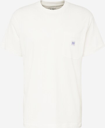 Lee T-Shirt 'NTUITION' in Beige: predná strana