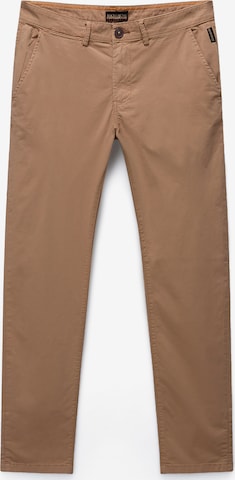 NAPAPIJRISlimfit Cargo hlače 'Yasuni Sum' - bež boja: prednji dio