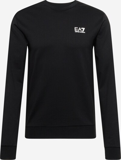 EA7 Emporio Armani Sweater majica u crna / bijela, Pregled proizvoda
