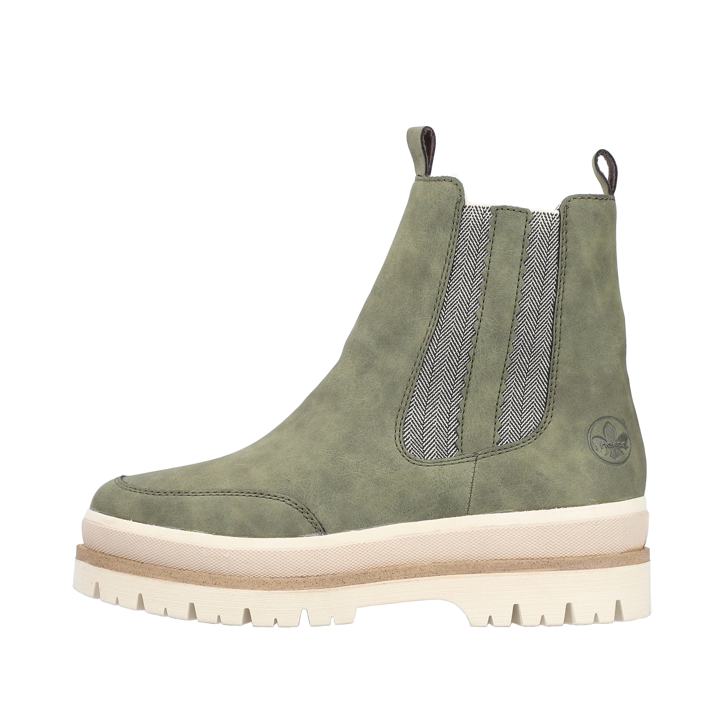 Rieker Chelsea Boots in Green
