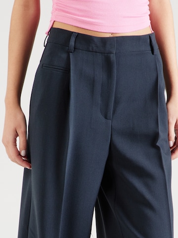 TOPSHOP Loosefit Pantalon in Blauw