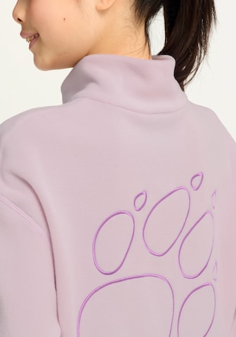 JACK WOLFSKIN Athletic Sweater in Purple