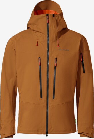 VAUDE Outdoor jacket in Brown: front