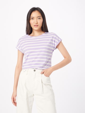 T-shirt b.young en violet : devant