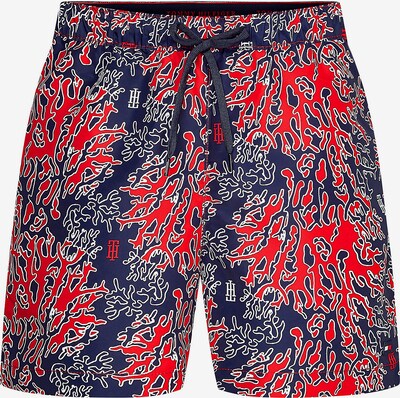 TOMMY HILFIGER badeshorts in blau / rot, Produktansicht
