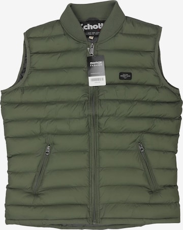 Schott NYC Weste M in Grün: Vorderseite