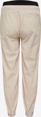 Effilé Pantalon Only Maternity en beige