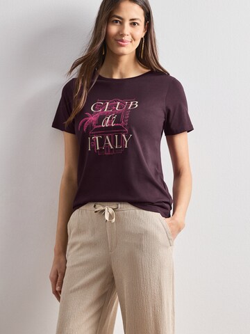 STREET ONE T-Shirt in Lila: Vorderseite