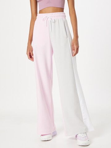 ADIDAS ORIGINALS Wide Leg Hose in Pink: Vorderseite
