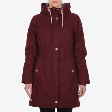 Iriedaily Raincoat 'Hopi' in Red: front