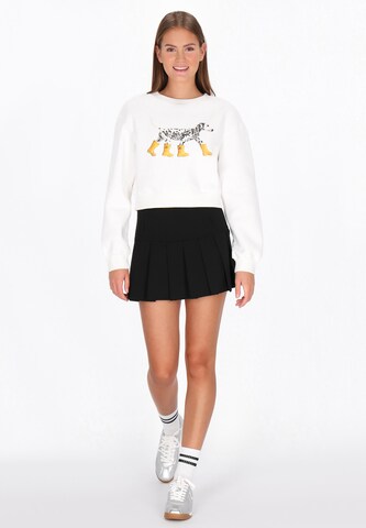 Sweat-shirt MYMO en blanc