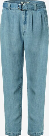 Coupe slim Pantalon à pince Salsa Jeans en bleu : devant