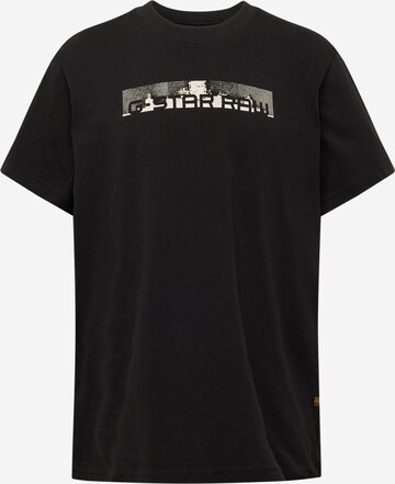 T-Shirt G-Star RAW en noir : devant