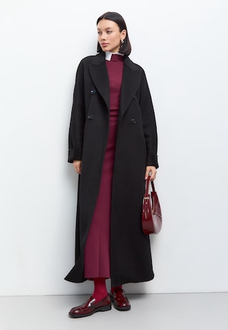 CESARE GASPARI Between-seasons coat in Black
