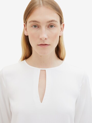 TOM TAILOR Blouse in White