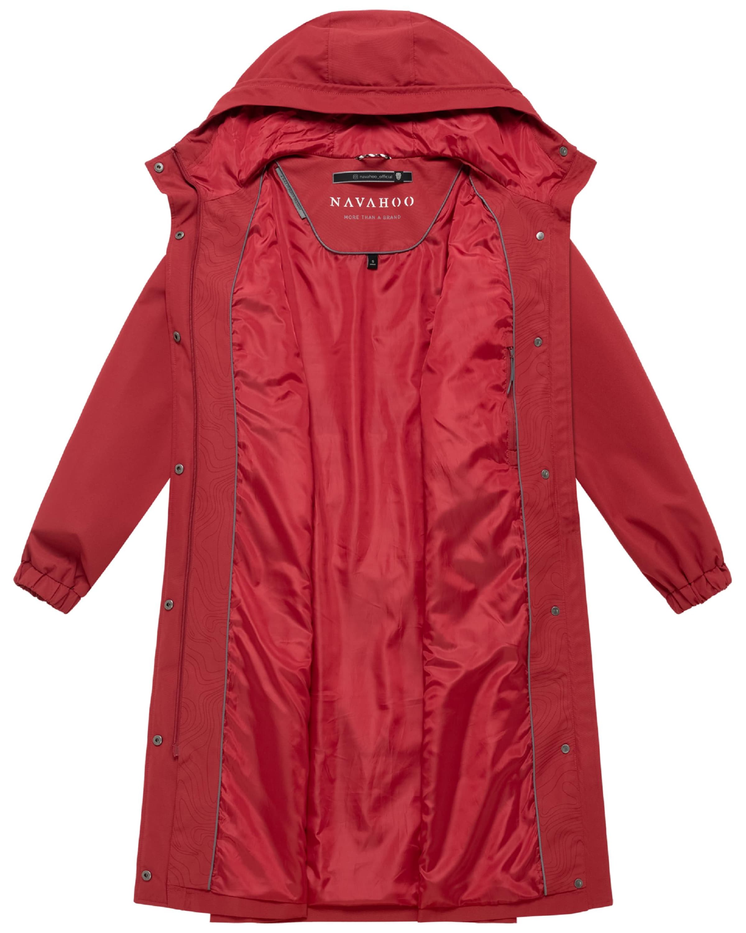 Cappotto di mezza stagione 'Kirschwind 14' di NAVAHOO in rosso