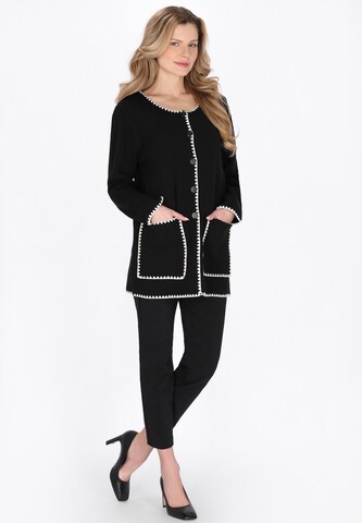 usha BLACK LABEL - Casaco de malha em preto