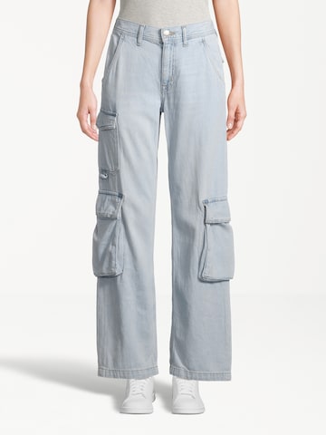 Loosefit Jeans cargo AÉROPOSTALE en bleu : devant