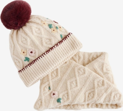 Next Kapa u boja pijeska / tirkiz / roza / burgund, Pregled proizvoda