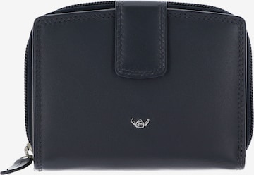 Porte-monnaies 'Polo' GOLDEN HEAD en bleu : devant