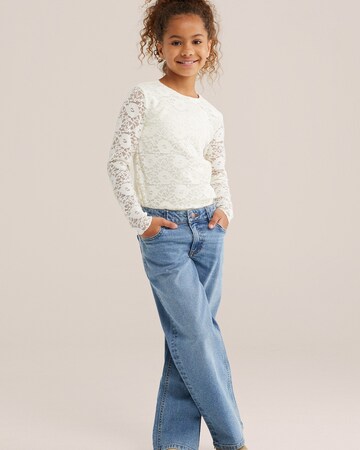 Wide Leg Jean WE Fashion en bleu : devant