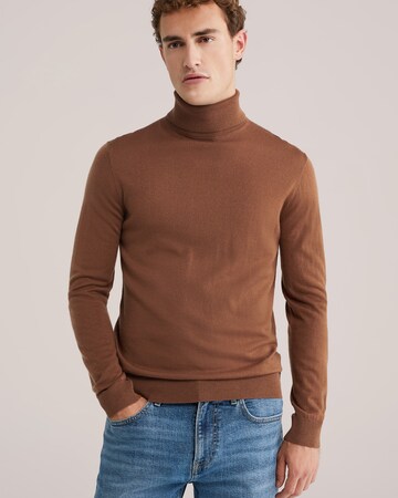 WE Fashion - Jersey en marrón: frente