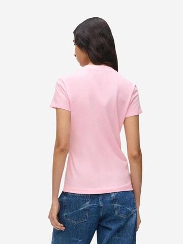 Maglietta 'KLJ Slim Ss K Logo Tee B2W17064' di KARL LAGERFELD JEANS in rosa