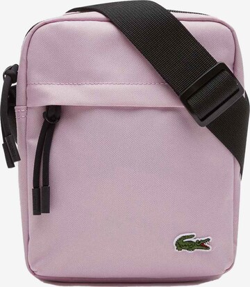 LACOSTE Crossbody Bag in Pink: front