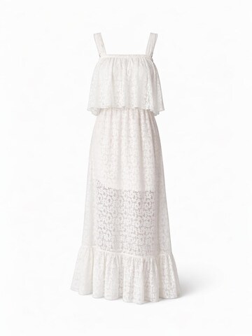 Elena Athanasiadou Summer Dress in White: front
