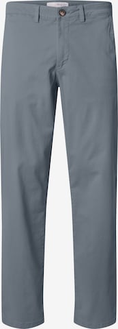 Pantalon chino 'SLHNew Miles' SELECTED en bleu : devant