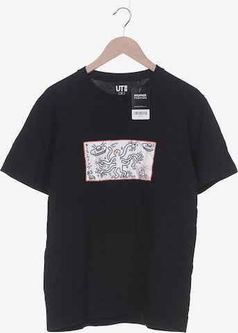 UNIQLO T-Shirt M in Schwarz: predná strana