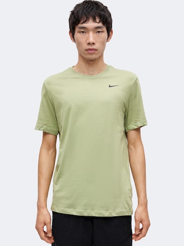 NIKE Performance Shirt in Green: front