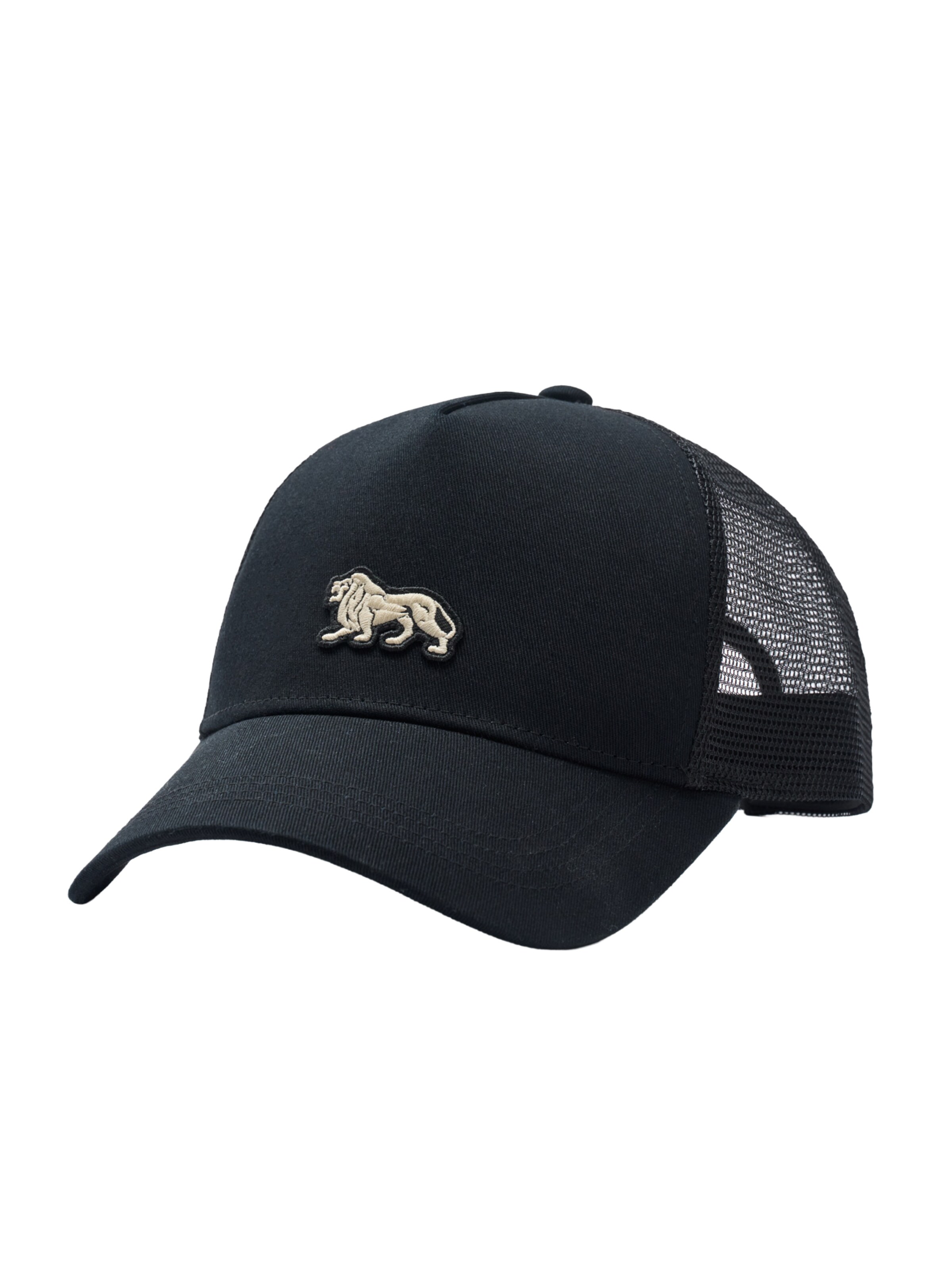 LONSDALE Cap 'Halliford' in Black: front