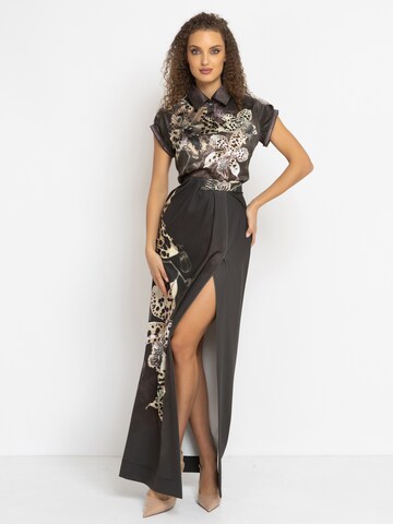 JIORO Rok 'LEO ORCHID' in Zwart