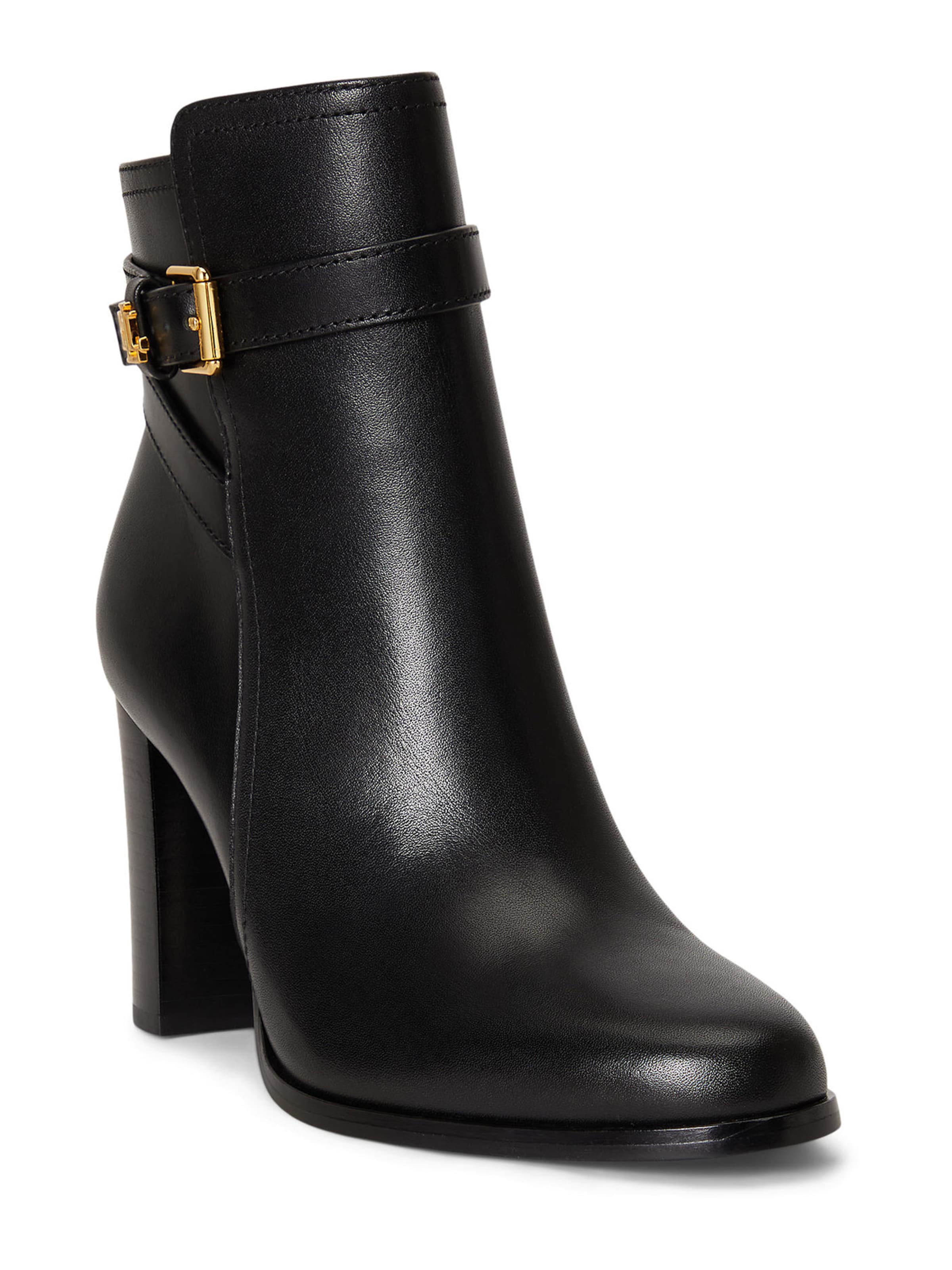 Bottines 'Brooke II' Lauren Ralph Lauren en noir : devant