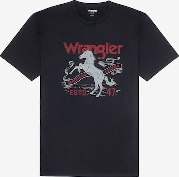 WRANGLER Shirt 'AMERICANA' in Schwarz: predná strana