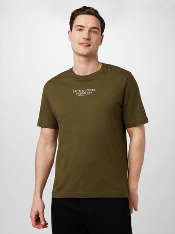 Jack & Jones Premium T-Shirt 'Archie' in Grün: Vorderseite