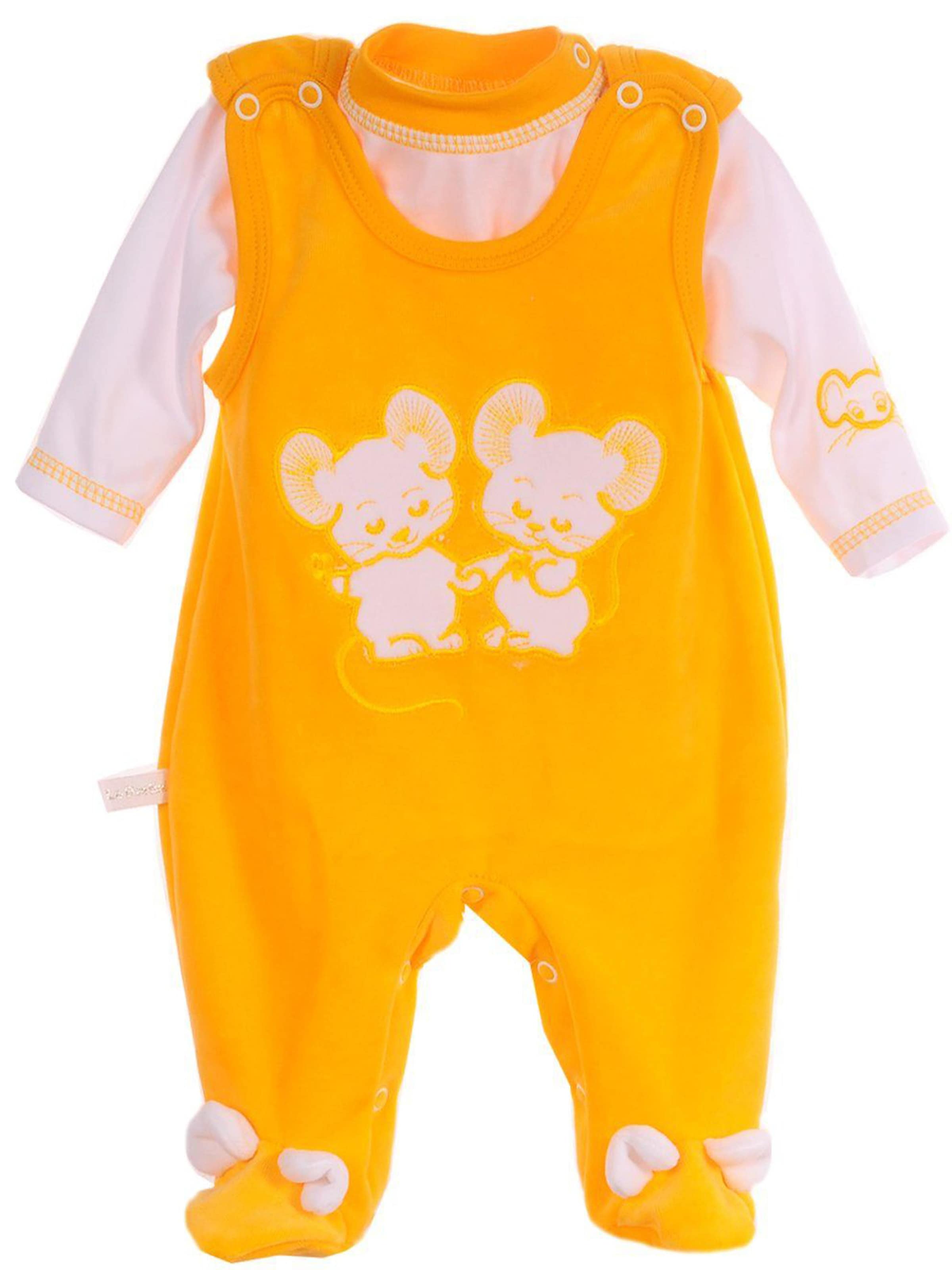 La Bortini Overall‌‌ in Gelb: Vorderseite