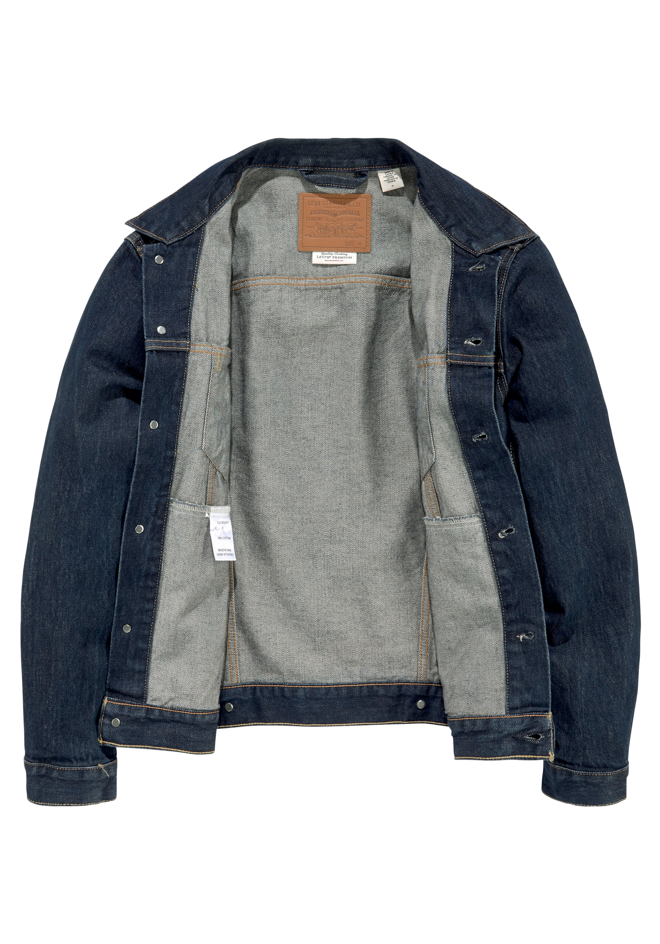 LEVI'S ® - Chaqueta de entretiempo 'Trucker Jacket' en azul