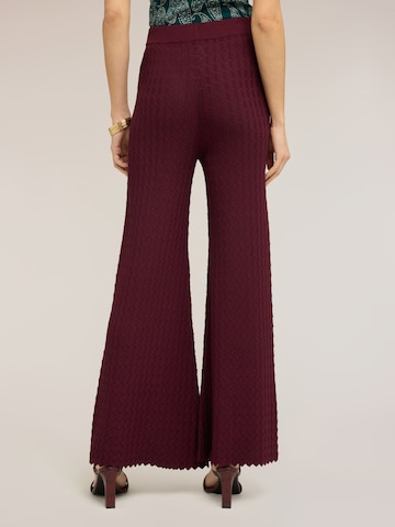 évasé Pantalon MOTIVI en rouge