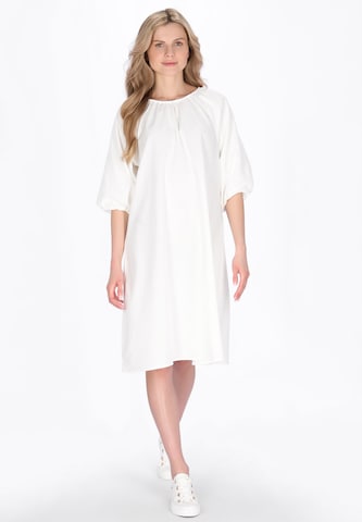 usha WHITE LABEL - Vestido 'Minimalistic' em branco