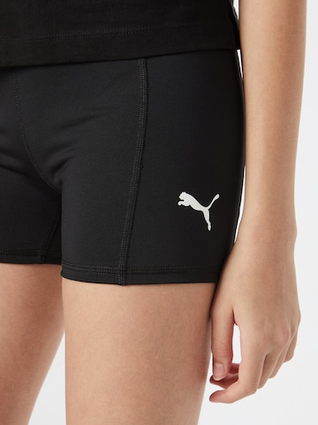 PUMA Skinny Shorts in Schwarz