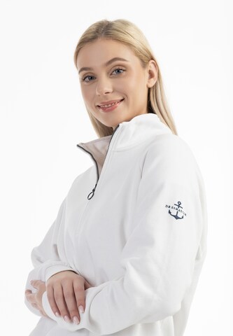 DreiMaster Maritim - Sudadera 'Bridgeport' en blanco