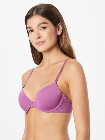 Calvin Klein Underwear T-shirt Behå i lila: framsida