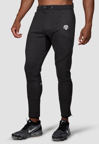 MOROTAI Skinny Sportsbukser i grå: forside