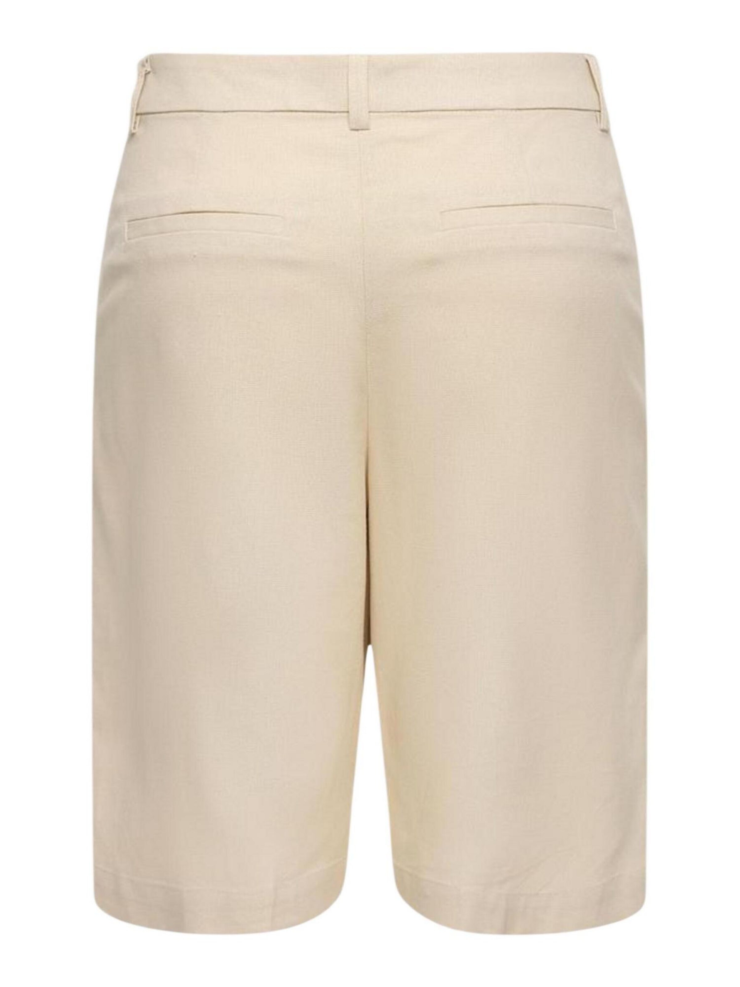 regular Pantaloni 'Jdynaomi Linen Mw Bermuda Shorts Tlr 15373939' di Jaqueline de Yong in beige