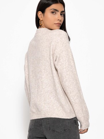 SASSYCLASSY Strickjacke‌ in Grau