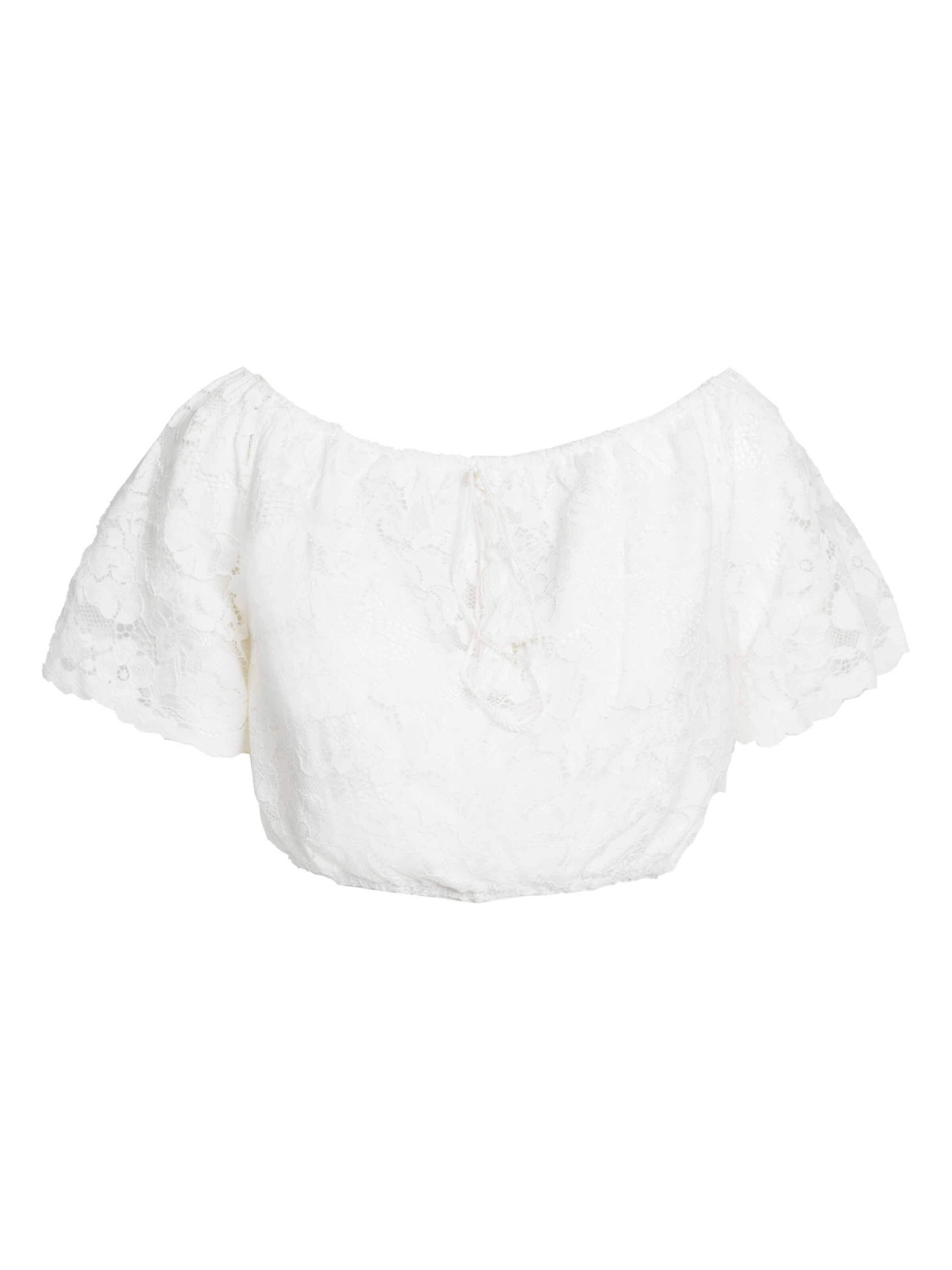 Influencer Blouse in White: front