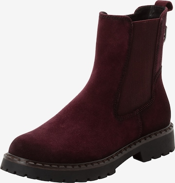 Bottines Tamaris en rouge : devant