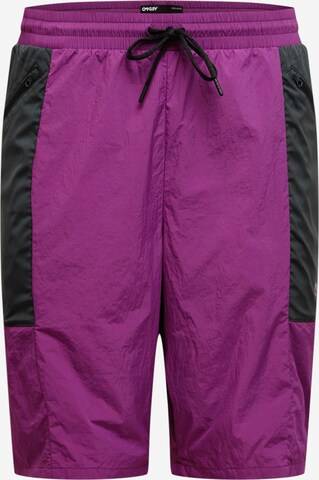 OAKLEY - regular Pantalón deportivo en lila: frente